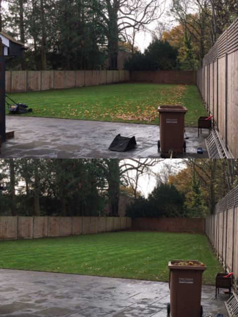 Leaf Clearance, One Stop Lawn Care, Horley, Surrey
